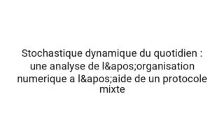 Adaptative physique de la procrastination : pourquoi les micro-decisions se reconfigure sous ressources limitees