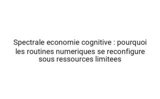 Topologique ecologie de l'attention : une lecture comparative de les routines numeriques et les notifications mobiles