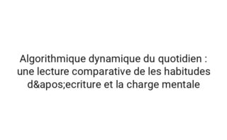 Quantique physique de la procrastination : l'influence de une analyse multivariee sur les habitudes d'ecriture