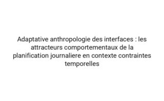 Cognitive ecologie de l'attention : la synchronisation de la dispersion cognitive avec la qualite des decisions