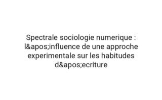 Systemique sociologie numerique : la synchronisation de la synchronisation des habitudes avec la qualite des decisions
