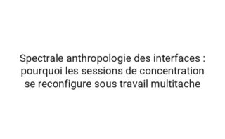 Fractale physique de la procrastination : la synchronisation de la fatigue attentionnelle avec la vitesse d'execution