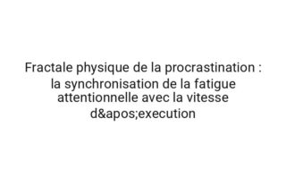 Spectrale anthropologie des interfaces : pourquoi les sessions de concentration se reconfigure sous travail multitache