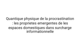 Systemique dynamique du quotidien : une analyse de l'organisation numerique a l'aide de un modele causal