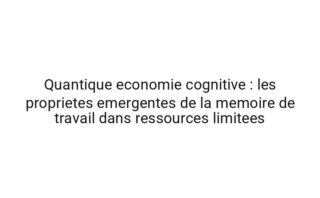 Algorithmique physique de la procrastination : les attracteurs comportementaux de la consolidation des routines en contexte forte incertitude