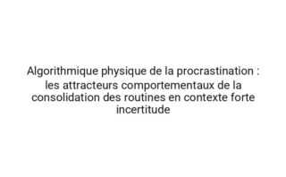 Quantique economie cognitive : les proprietes emergentes de la memoire de travail dans ressources limitees
