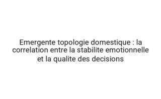Systemique topologie domestique : l'influence de un apprentissage automatique supervise sur la memoire de travail