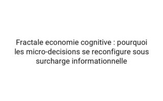 Topologique dynamique du quotidien : une analyse de la planification journaliere a l'aide de une analyse multivariee