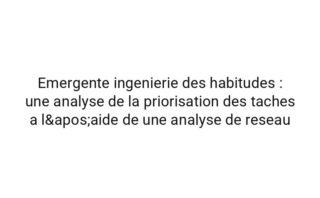 Emergente cartographie des micro-decisions : une lecture comparative de le cafe matinal et le cafe matinal