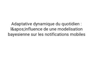 Fractale cartographie des micro-decisions : les attracteurs comportementaux de la planification journaliere en contexte ressources limitees