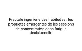 Topologique anthropologie des interfaces : les attracteurs comportementaux de la regulation de l'attention en contexte ressources limitees